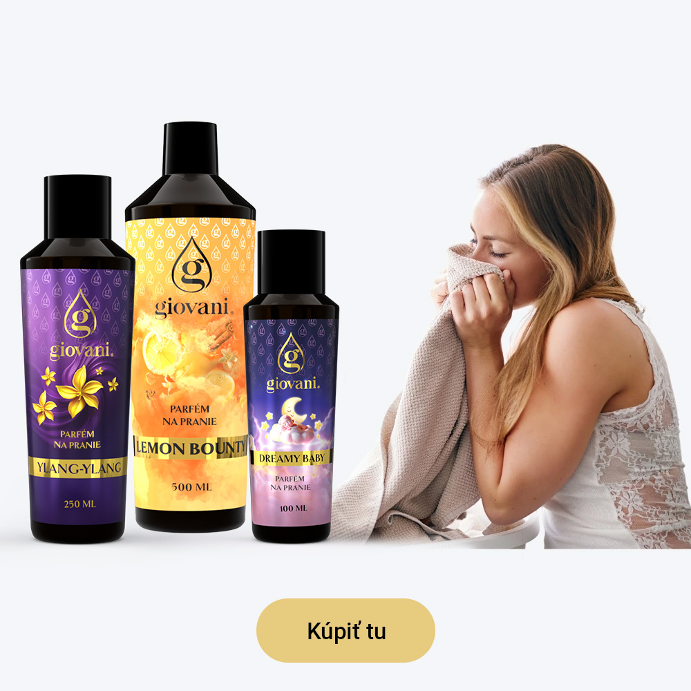 Giovani Vône na pranie, ktoré nevyprchajú