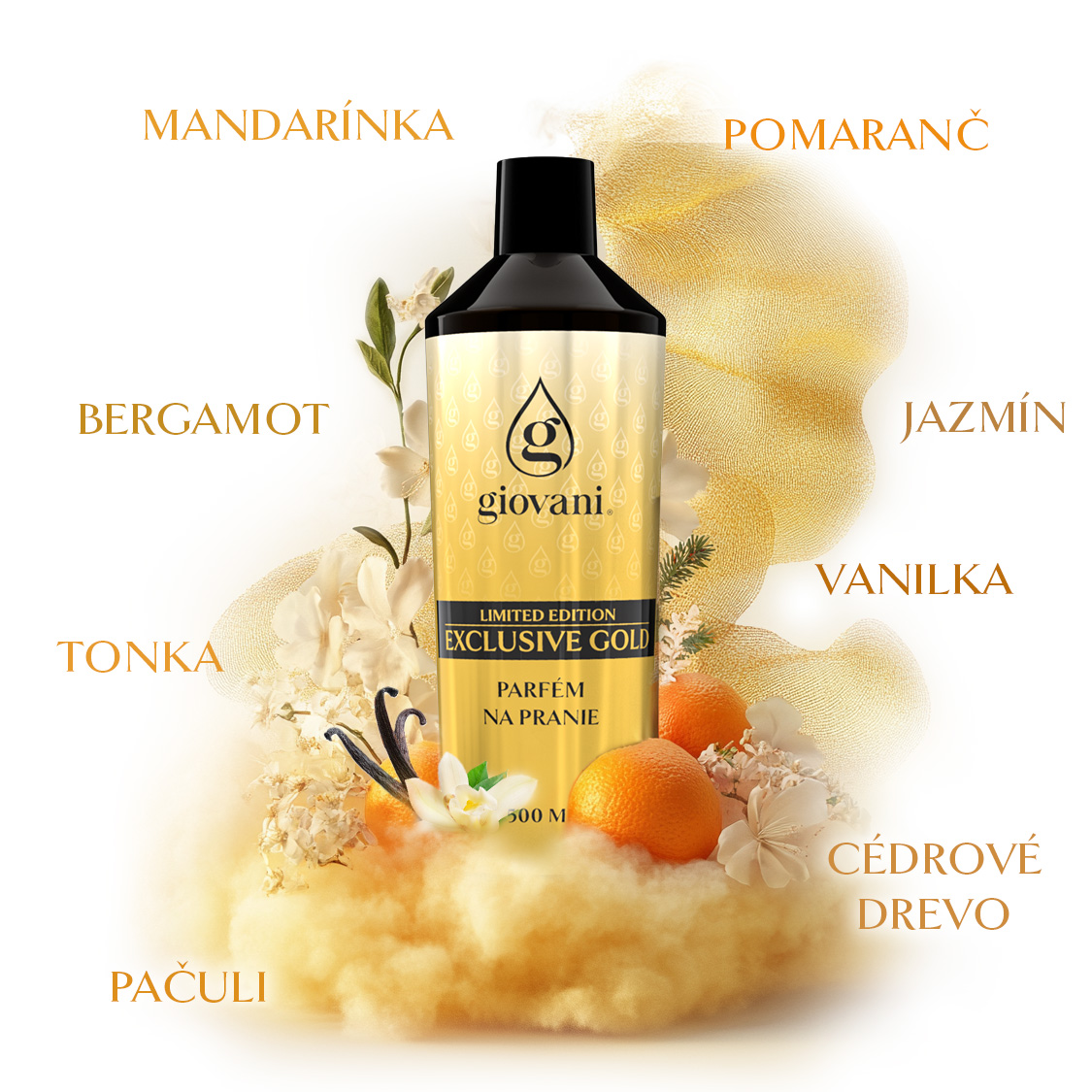 vonné esencie vône na pranie Exclusive Gold