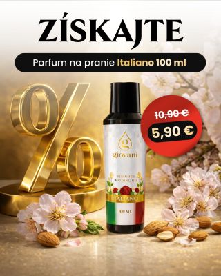 Parfum na pranie ITALIANO za skoro POLOVIČNÚ CENU! 😍🇮🇹 AKCIA na vašu obľúbenú vôňu vo veľkosti 100 ml, aká sa len tak...