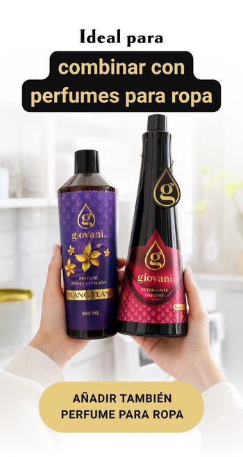 Combinación de gel de lavado y perfume para la ropa