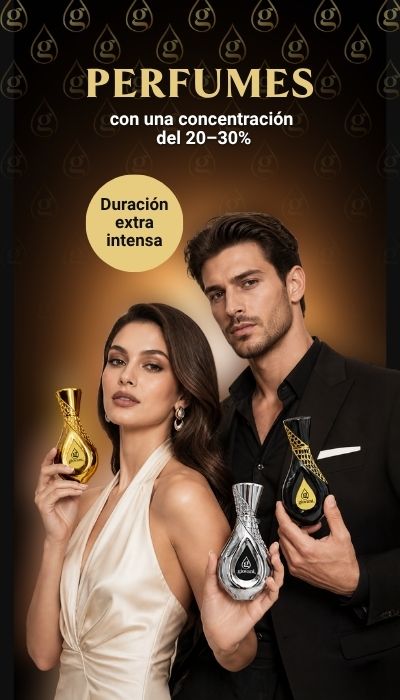 Perfumes Giovani con alta concentración de fragancia