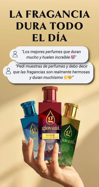Perfumes Giovani de larga duración
