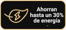 Ahorra hasta un 30% de energía