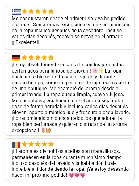 Opinión de un cliente de Giovani 5
