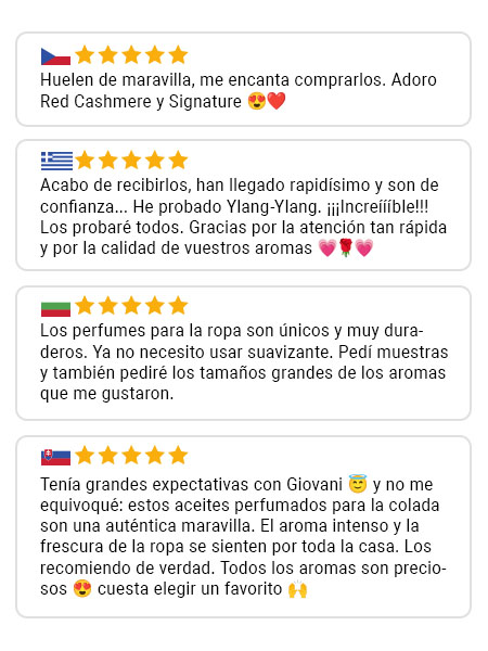 Opinión de un cliente de Giovani 6