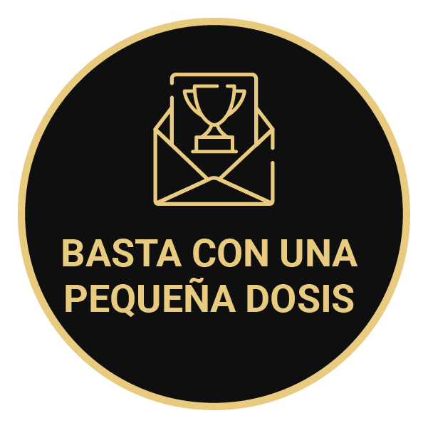 Basta con una pequeña dosis