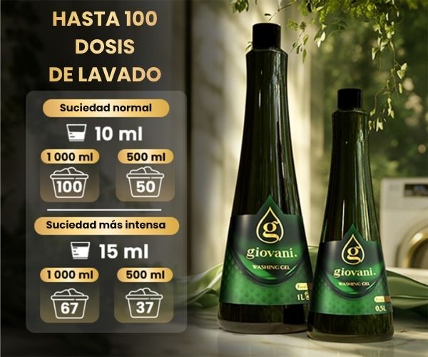 Hasta 100 dosis de lavado FRESH