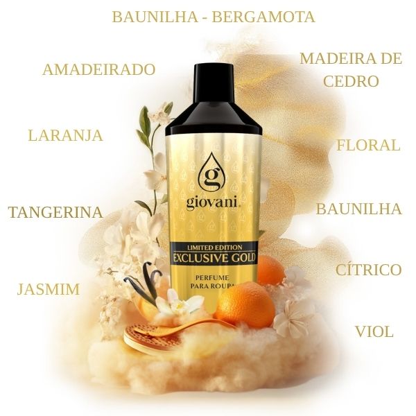 EXCLUSIVE GOLD Fragancia refinada para la colada Giovani