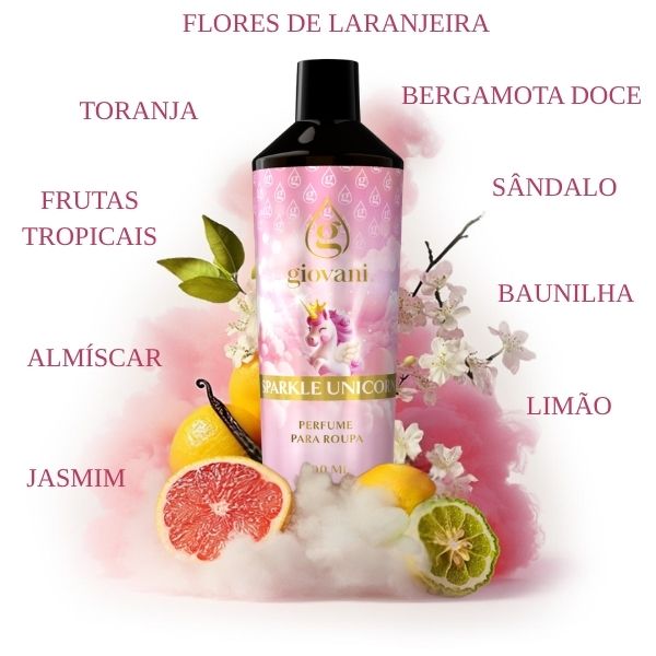 Perfume premium en cada lavado SPARKLE UNICORN