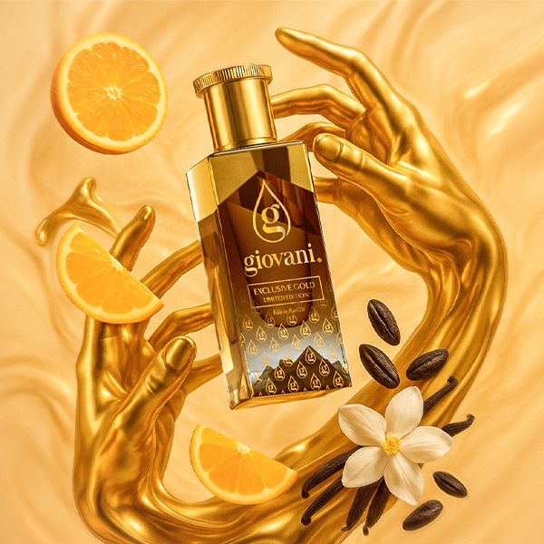 Giovani Fragancia premium de estilo contemporáneo EXCLUSIVE GOLD