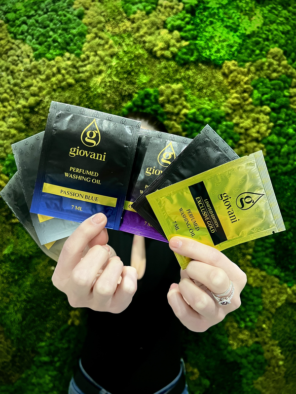 Muestras de perfume para secadora Giovani