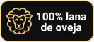 100% lana de oveja