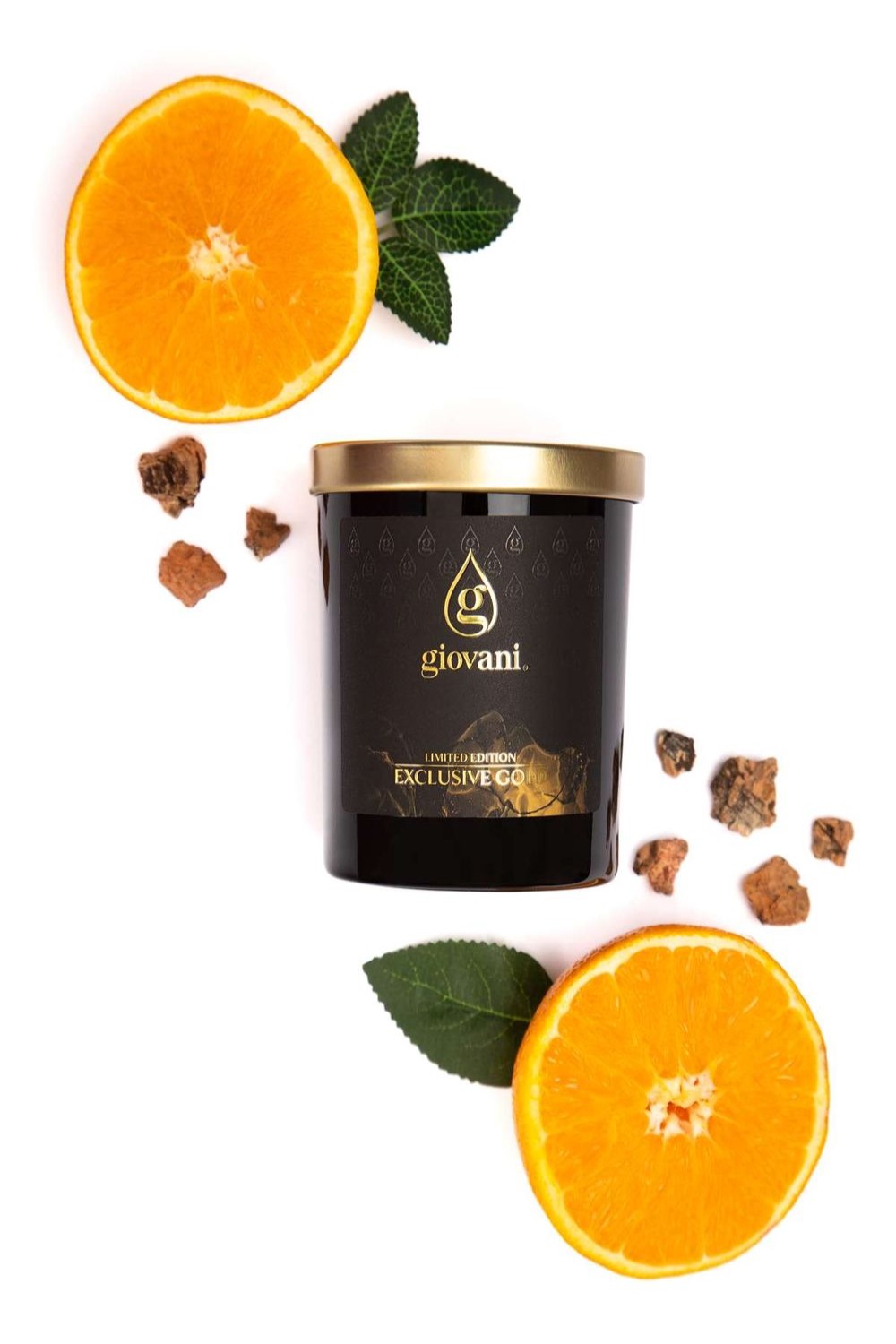 EXCLUSIVE GOLD Kaars voor thuis die de ruimte parfumeert