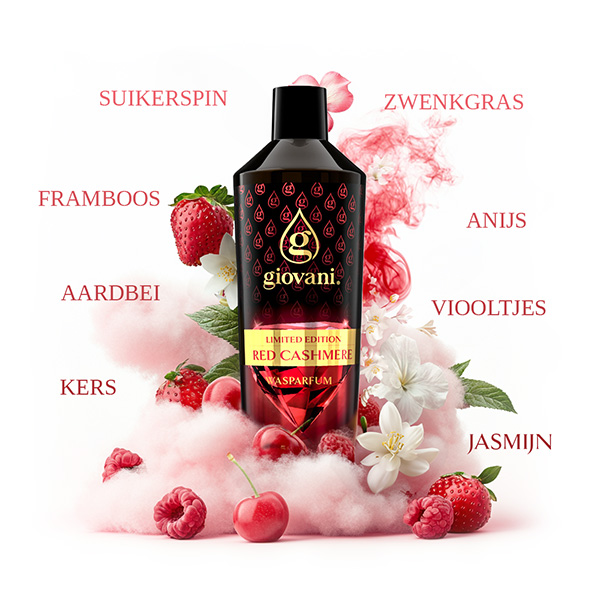 Ingrediënten van de geur RED CASHMERE