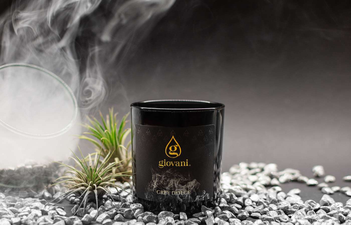 Grey Dolce Lumânare parfumată decorativă Giovani