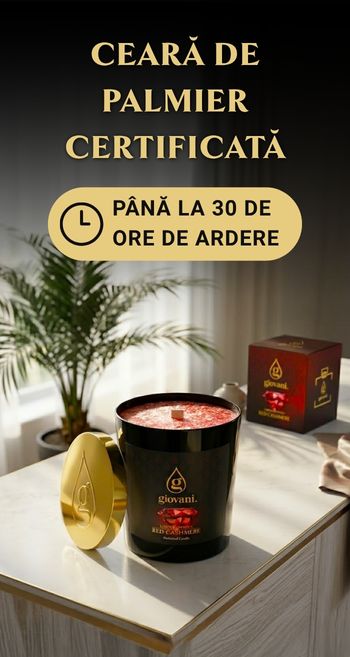 Lumânare din ceară de palmier certificată