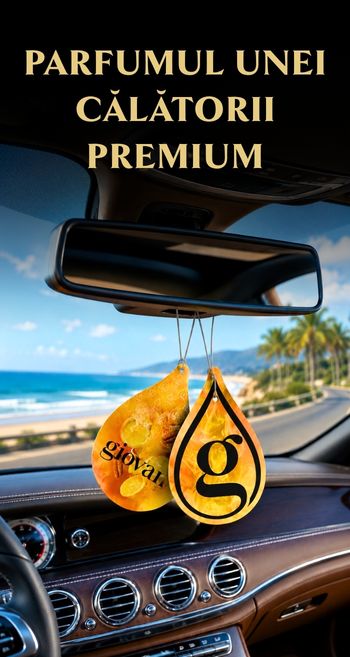 Odorizant auto Giovani cu parfum premium