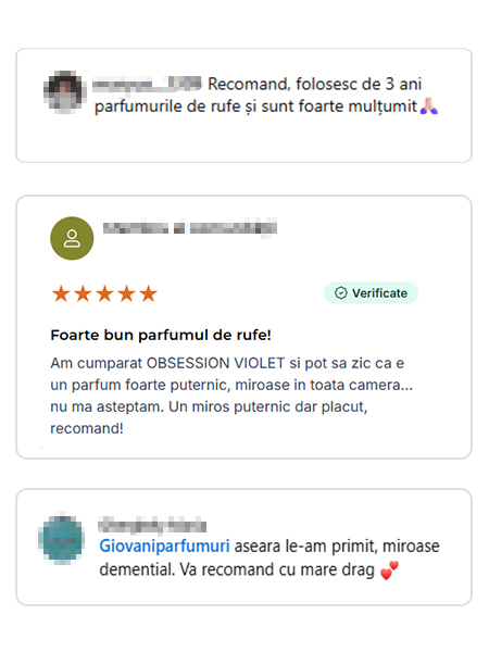 Recenzie de la un client Giovani 1