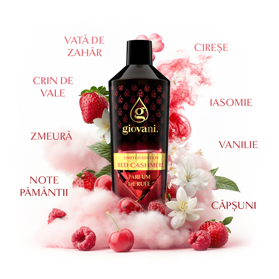 EDIȚIE LIMITATĂ Giovani RED CASHMERE