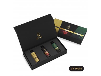 Set cadou de 3 parfumuri de rufe Giovani ediție limitată