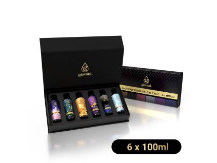 Set cadou cu 6 parfumuri de rufe la alegere
