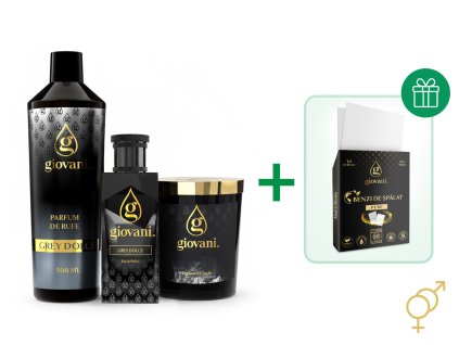Set cadou Giovani® GREY DOLCE