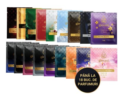 Set de eșantioane pentru a încerca Giovani parfumuri