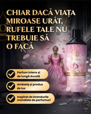 💗 Chiar dacă viața nu miroase întotdeauna așa cum ți-ai dori, rufele tale pot! ✨ Răsfață-te cu un parfum luxos, intens și...
