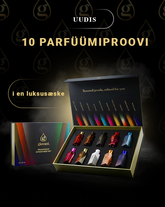 Giovani mini parfüümide kinkekomplekt