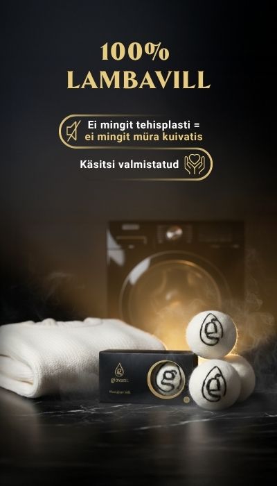 Villapallid kuivatile 100% lambavillast