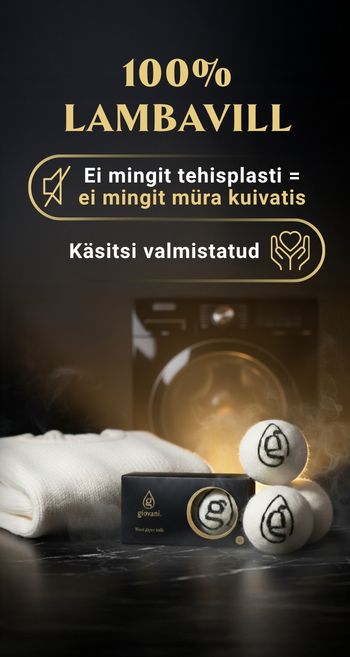 Villapallid kuivatile 100% lambavillast