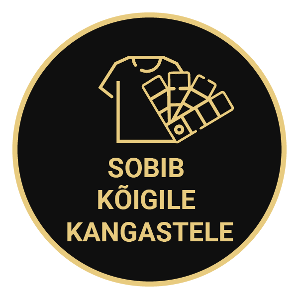 Sobib kõikidele pesuvärvidele