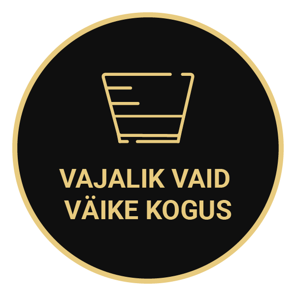 Vajalik vaid väike kogus