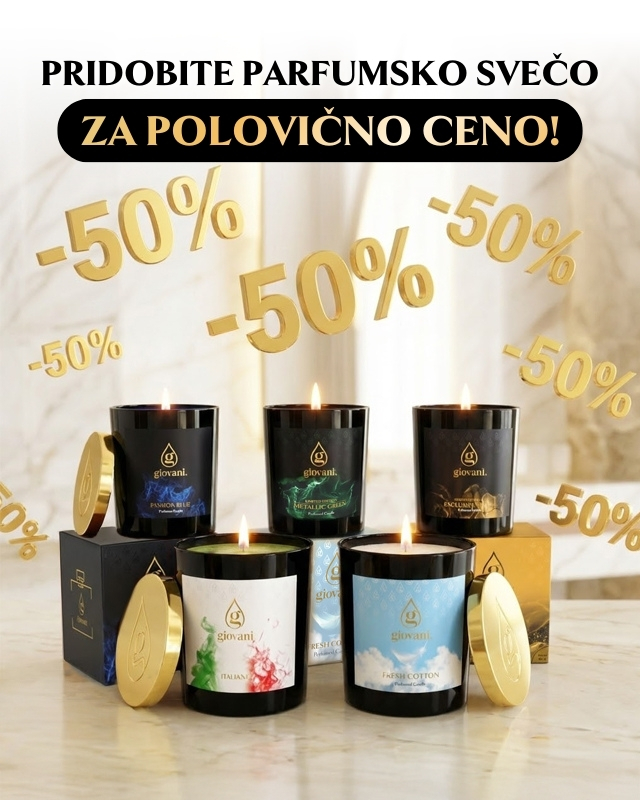 Dišeče sveče za polovično ceno!
