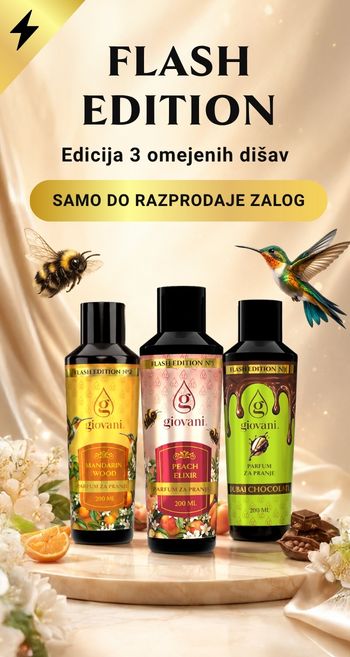 Omejena izdaja pralnih olj FLASH EDITION