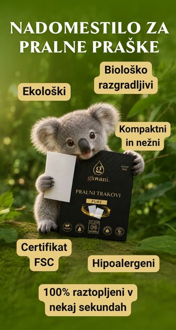 Pralni trakovi kot ekološka alternativa pralnemu prašku