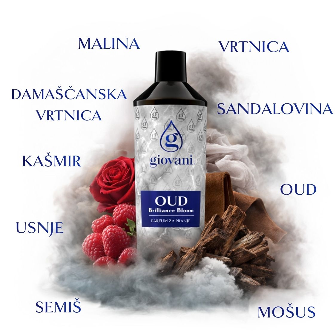 Sastojci Giovani OUD Brilliance Bloom
