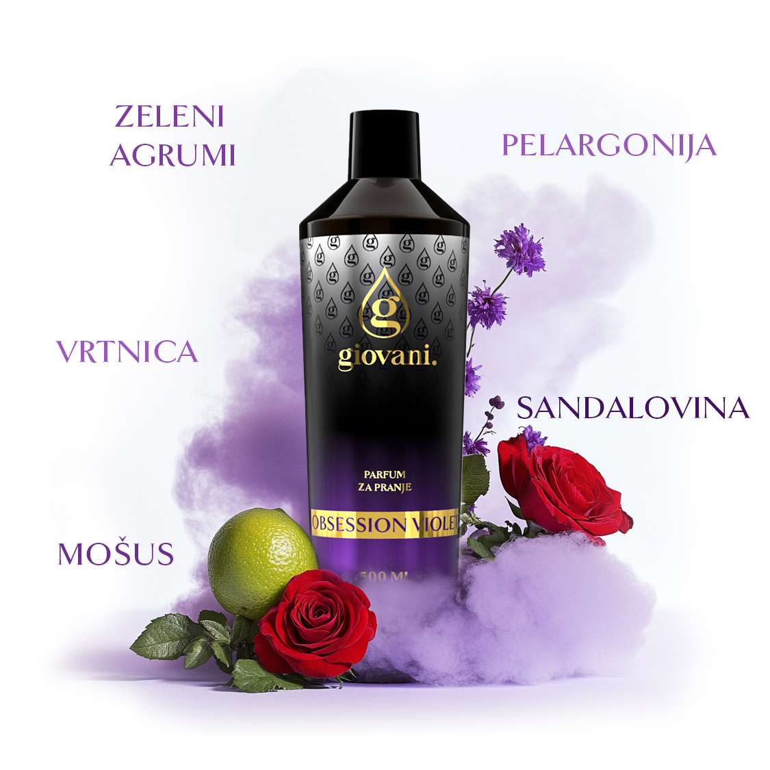 Sastojci GIOVANI OBSESSION VIOLET