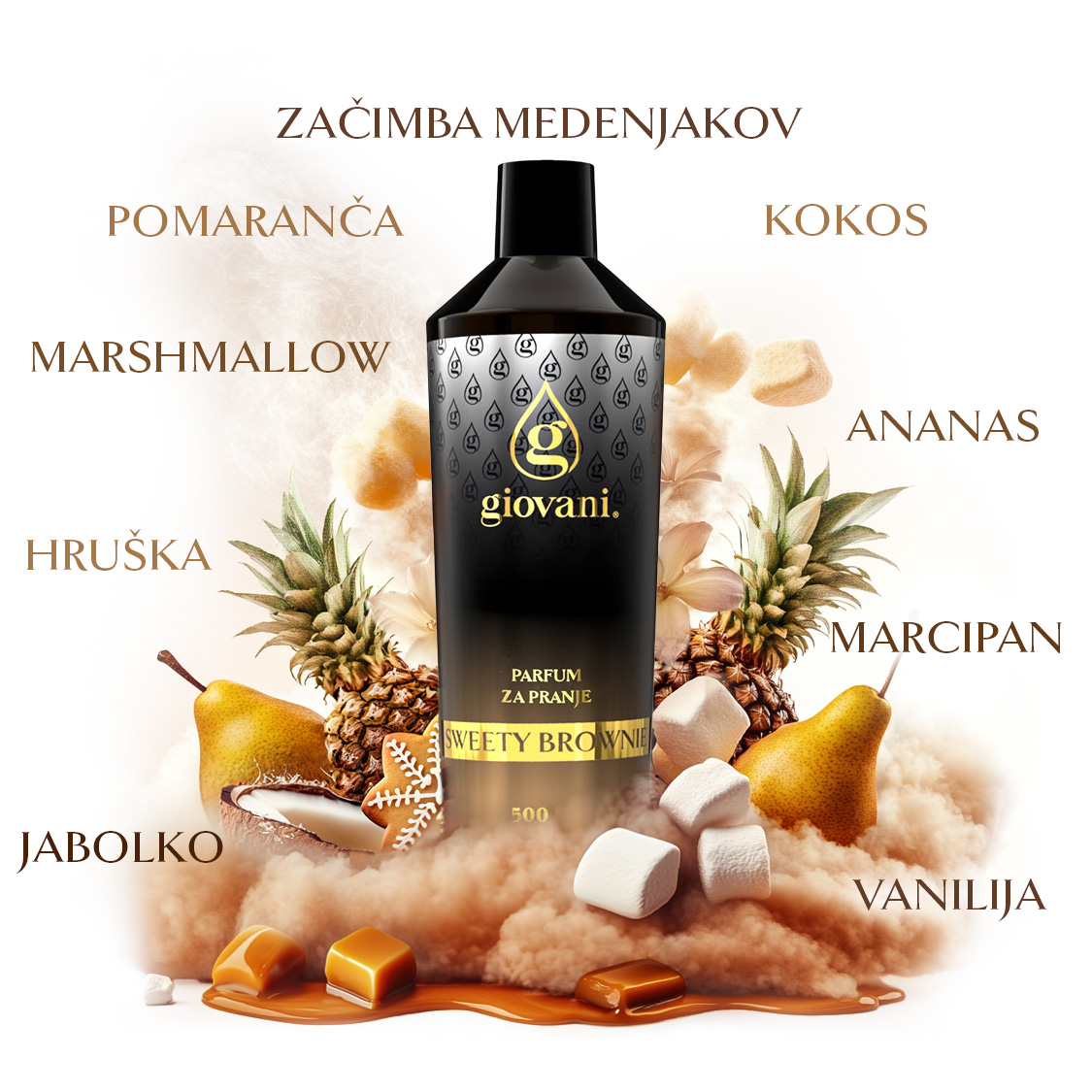 Sastojci GIOVANI SWEETY BROWNIE