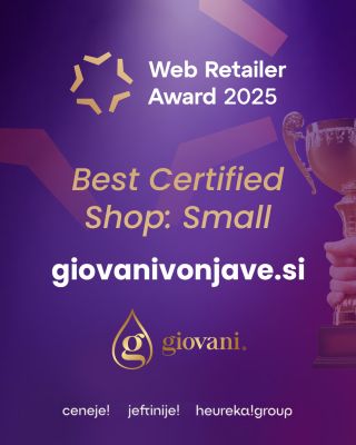 🏆 Velik trenutek za Giovani®! 🏆 Naša spletna trgovina Giovani® je zmagala kot Najboljši e-shop z overjenimi ocenami v...
