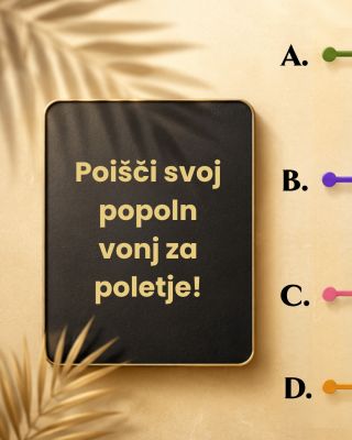 🌸 Poiščite svojo popolno dišavo za poletje! ☀️ Torej, katera je vaša? 😍 🛒 www.giovanivonjave.si #giovani #parfumzaoblačila...