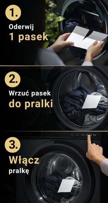 Jak używać pasków do prania krok po kroku