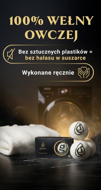 Kule do suszarki z 100% wełny owczej