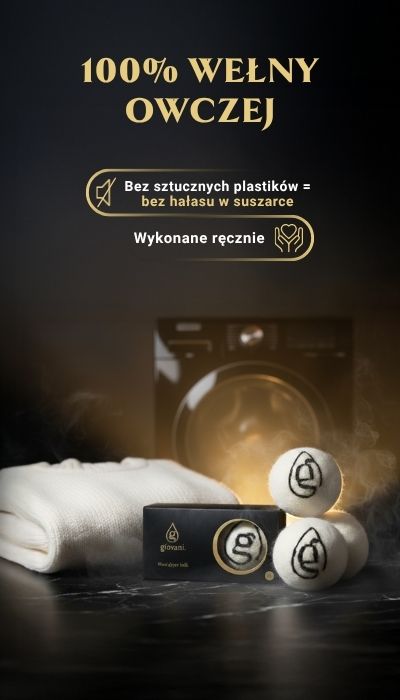 Kule do suszarki z 100% wełny owczej