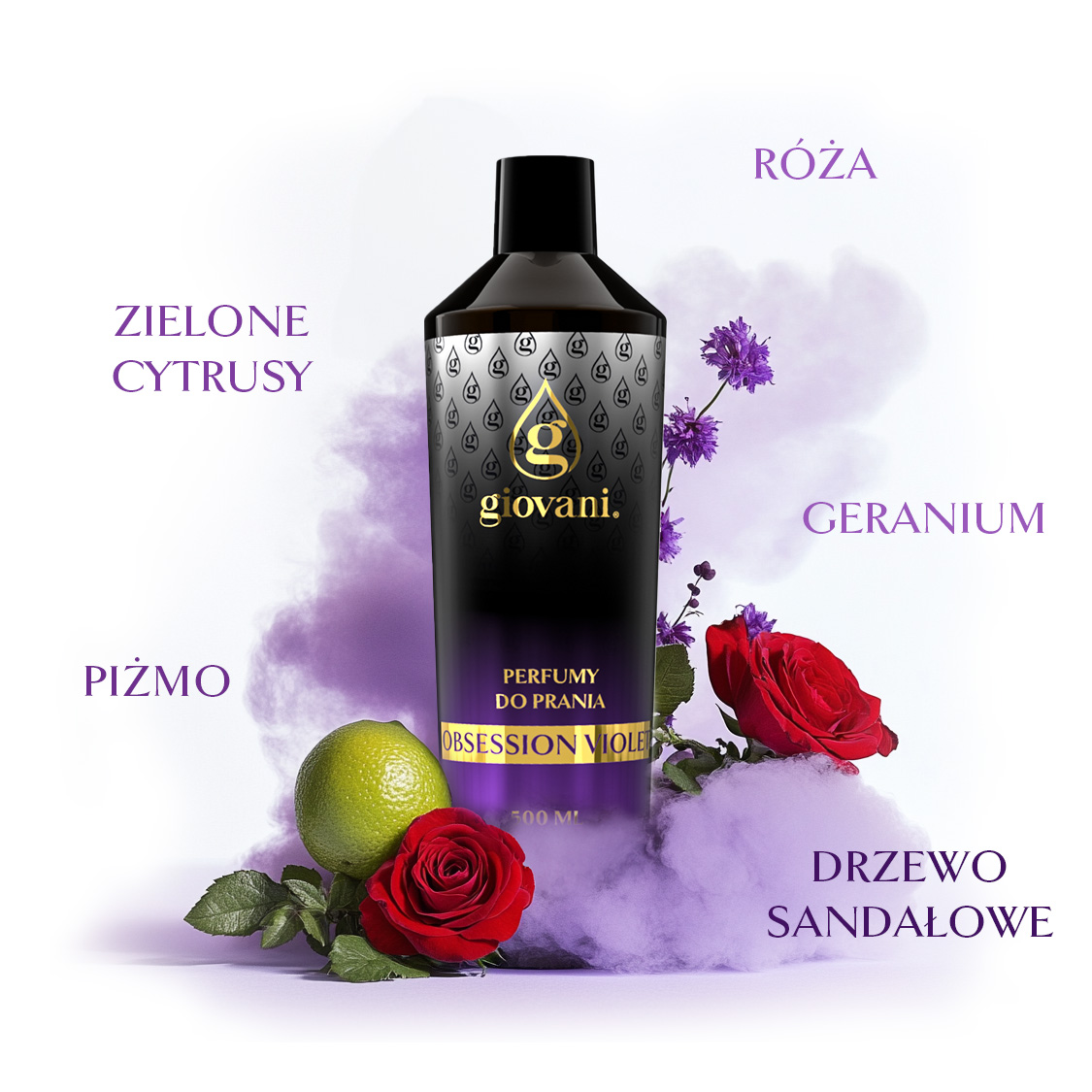 Giovani charakterystyka zapachu Obsession Violet