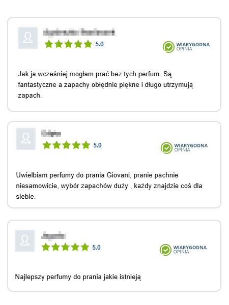 Opinia klienta Giovani 3