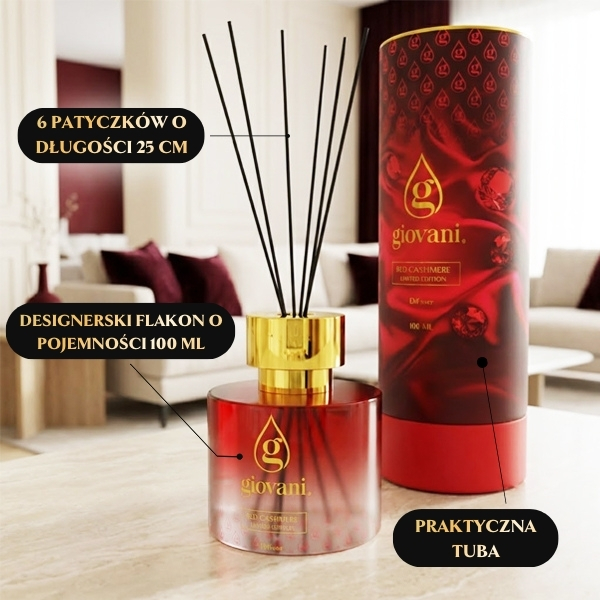 RED CASHMERE dyfuzor zapachowy patyczkowy