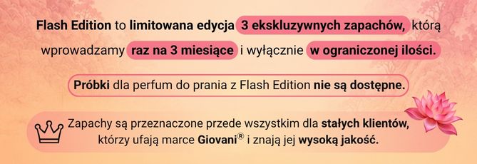 Giovani luksusowe perfumy do prania LOTUS BLOSSOM