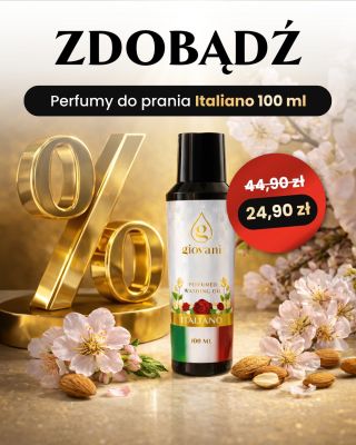 Perfumy do prania ITALIANO za prawie POŁOWĘ CENY! 😍🇮🇹 Specjalna oferta na Twoje ulubione perfumy 100 ml, której nie...