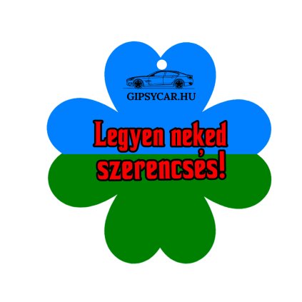 Lóhere forma - Legyen neked szerencsés autóillatosító